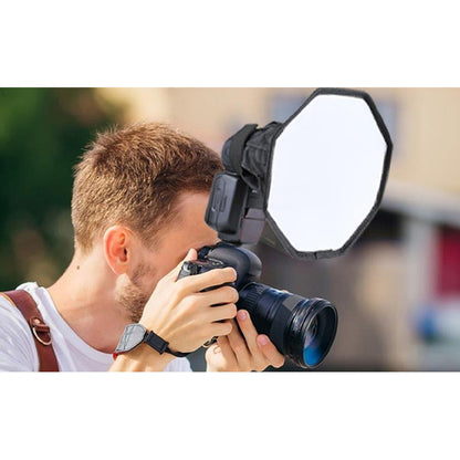 CAJA LUZ OCTAGONAL 8  FLASH EXTERNO SOFTBOX PLEGABLE N/A