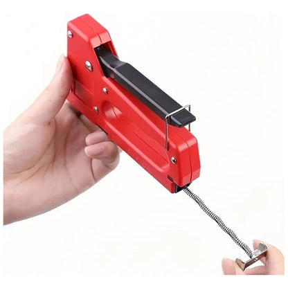 KIT GRAPADORA INDUSTRIAL MANUAL 60 GRAPAS CARTÓN MADERA