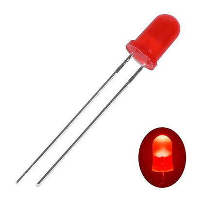 10X LUZ LED DIODO 3MM ROJO 20MA 1.9-2.1V 3000-4000MCD 1.9-2.1 ROJO
