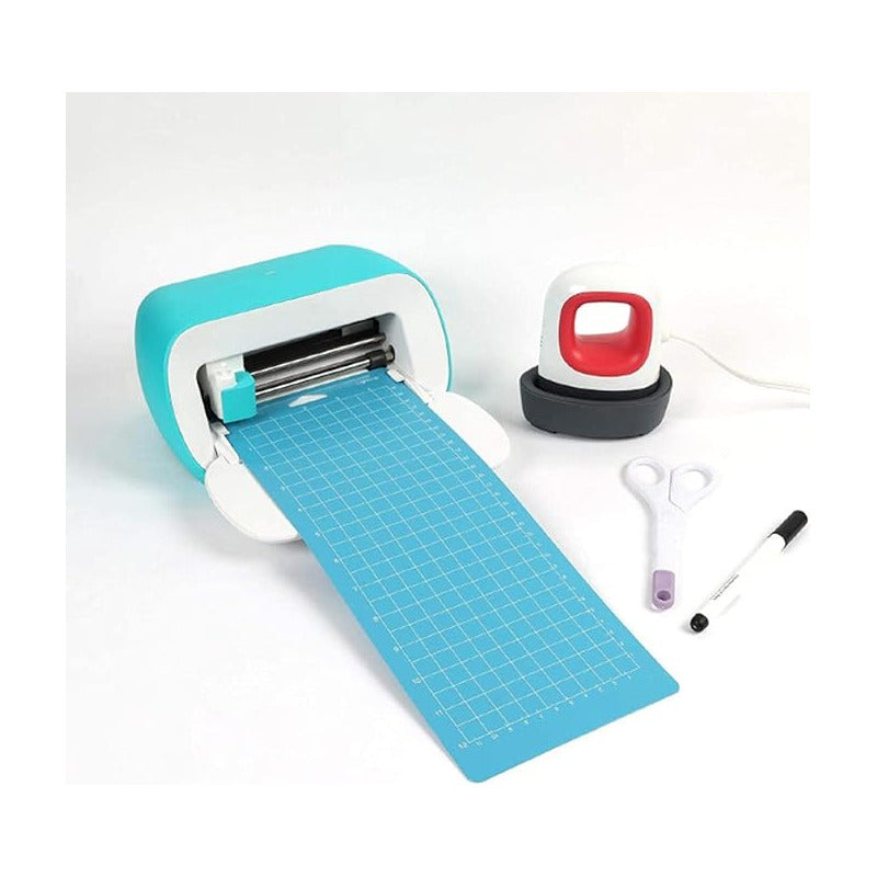 TAPETE CORTE 12  X 4.5  PARA CRICUT JOY LIGHT GRIP AZUL AGUA