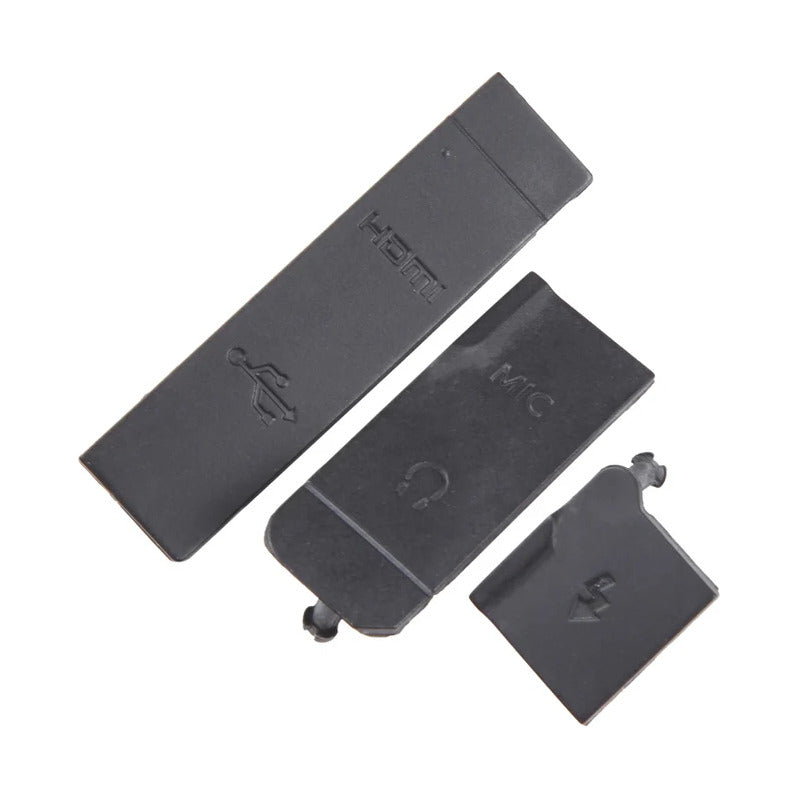 TAPA COBERTOR GOMA CAUCHO CONEXIONES CANON 5D MARK 4 NEGRO