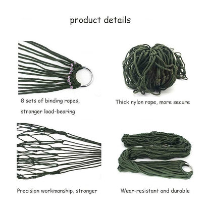 HAMACA MALLA AIRE LIBRE FINCA CASA DESCANSO VERANO CAMPO VERDE MUSGO MALLA AIRE LIBRE