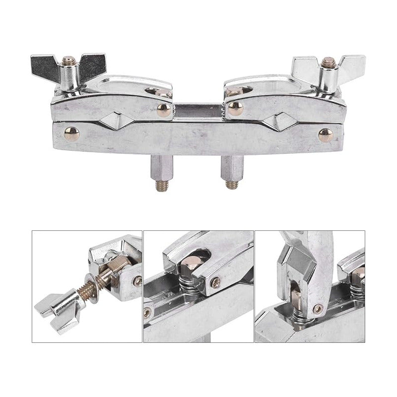 CLAMP BASE PLATILLOS BATERIA ACUSTICA ELECTRICA SOPORTE BOOM