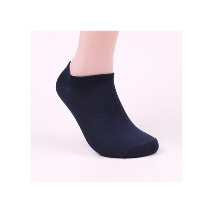 2X PARES MEDIAS TOBILLERAS NEGRAS CALCETINES NEGRO LISO 36-41