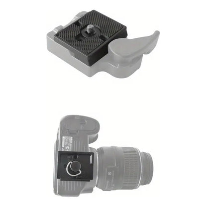 PLACA LIBERACIÓN RÁPIDA PARA MANFROTTO 200PL-14 NEGRO