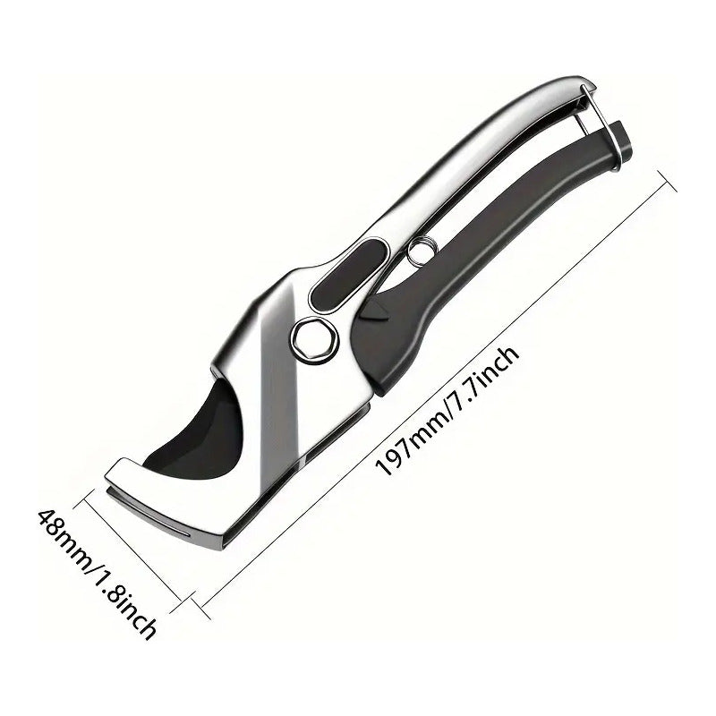 HERRAMIENTA CORTADOR TUBOS PVC PLATEADO