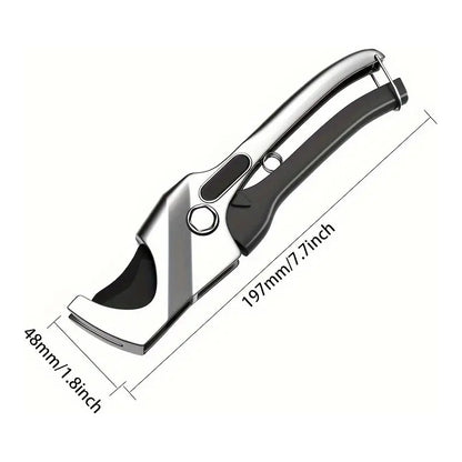 HERRAMIENTA CORTADOR TUBOS PVC PLATEADO