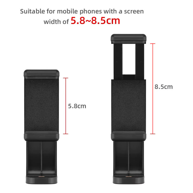 SOPORTE TRÍPODE CELULAR  BASE ADAPTADOR FOTOGRAFÍA VIDEO