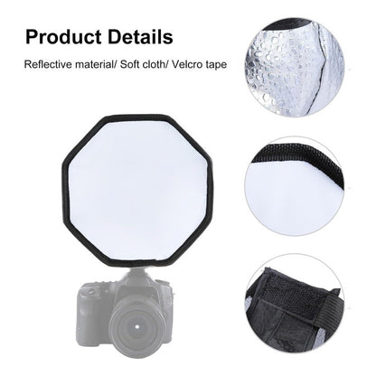 CAJA LUZ OCTAGONAL 8  FLASH EXTERNO SOFTBOX PLEGABLE N/A