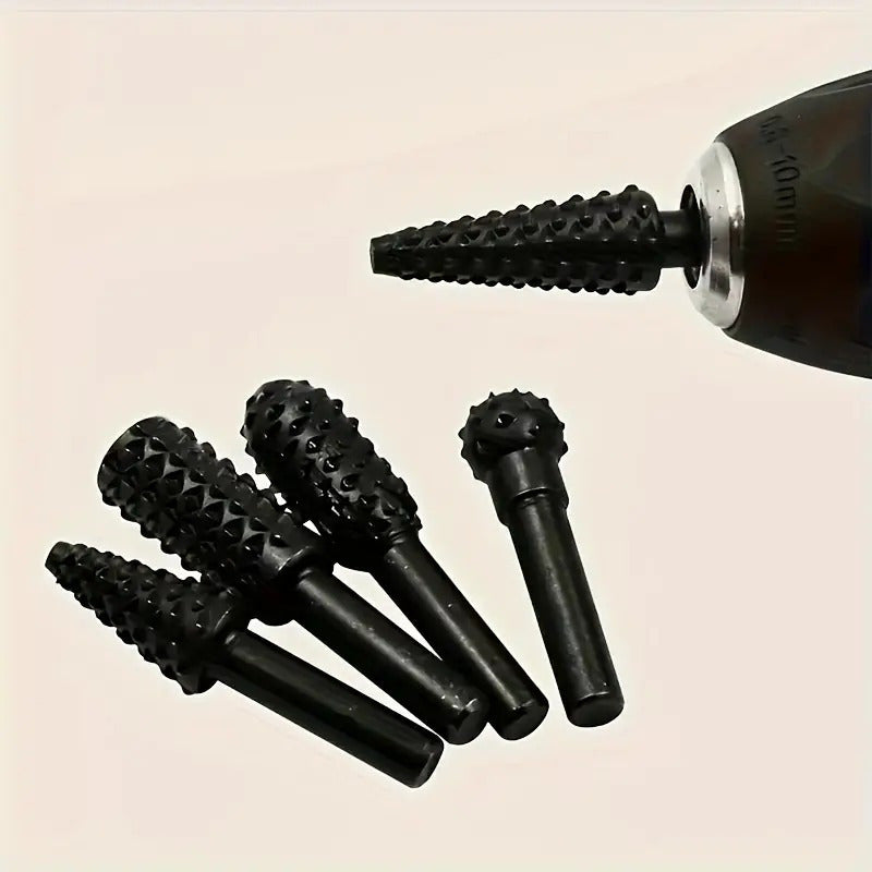 5 PCS BROCA MADERA TALLADO MARQUETERÍA CARPINTERÍA BISUTERÍA