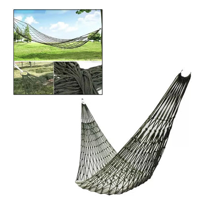 HAMACA MALLA AIRE LIBRE FINCA CASA DESCANSO VERANO CAMPO VERDE MUSGO MALLA AIRE LIBRE