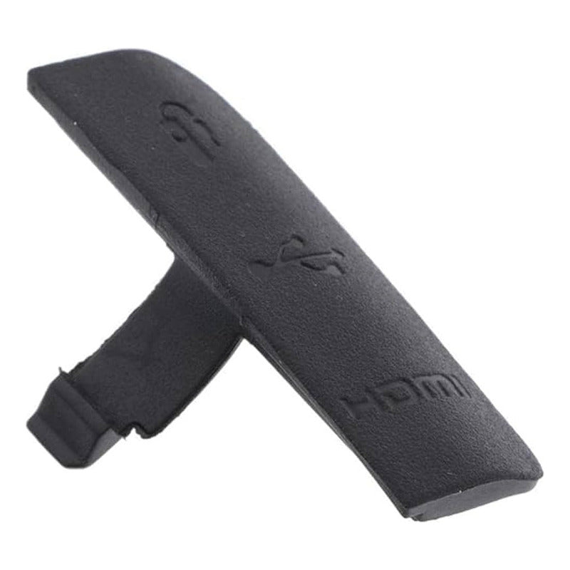 CUBIERTA TAPA COBERTOR GOMA CAUCHO CONEXIONES CANON 1200D NEGRO