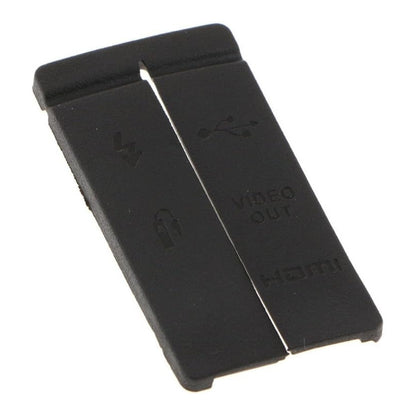 TAPA COBERTOR GOMA CAUCHO CONEXIONES CANON 50D NEGRO