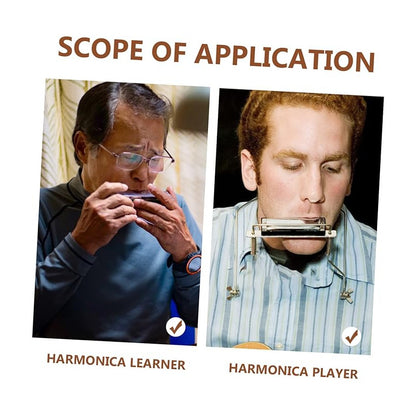 SOPORTE CUELLO ARMÓNICA CROMÁTICA 19CMS | 7.5 PULGADAS SOPORTE CUELLO NEGRO