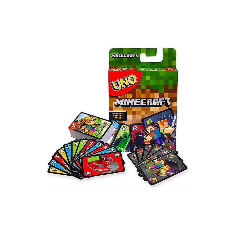 JUEGO CARTAS UNO VERSION LIMITADA MINECRAFT MESA