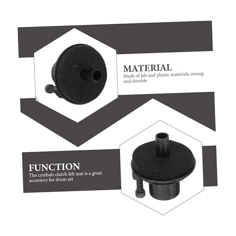 HI-HAT SOPORTE BASE CHARLES PLATILLO BATERÍA PERCUSIÓN NEGRO