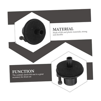 HI-HAT SOPORTE BASE CHARLES PLATILLO BATERÍA PERCUSIÓN NEGRO