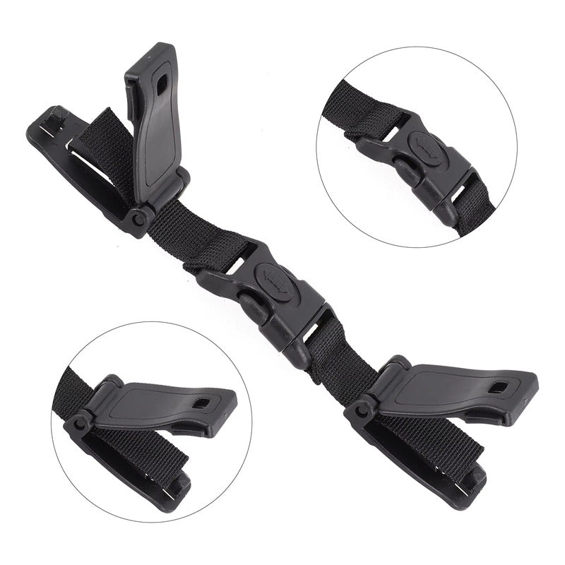 CINTURON SEGURIDAD BROCHE CORREA AJUSTE SILLA NIÑOS CARRO NEGRO