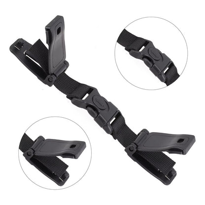 CINTURON SEGURIDAD BROCHE CORREA AJUSTE SILLA NIÑOS CARRO NEGRO