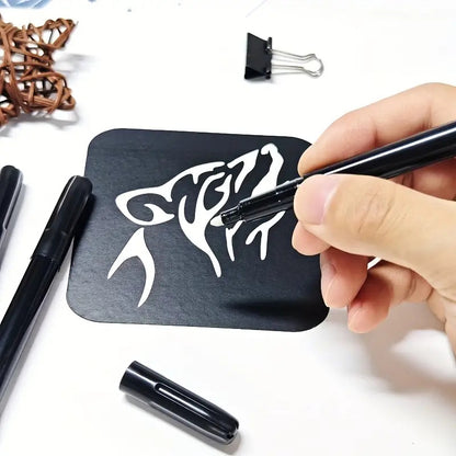 KIT ESFERO + LÁMPARA UV BOLSILLO MENSAJE SECRETO MULTIUSOS NEGRO