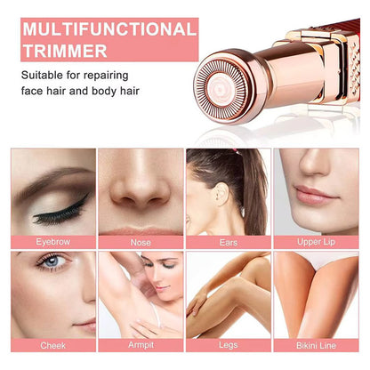 DEPILADOR ELECTRICO RECARGABLE ROSA 5V