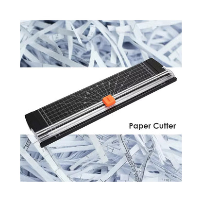 CORTADOR PAPEL A4 BIDIRECCIONAL GUILLOTINA NEGRO MANUAL