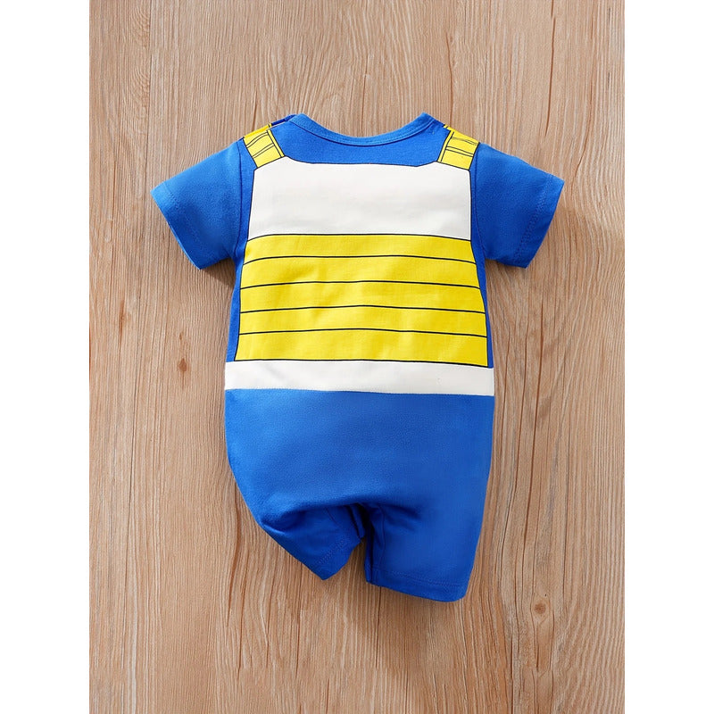 DISFRAZ BEBÉ VEGETA DRAGON BALL SAIYAJIN ROPA NIÑO AZUL MARINO 80-86
