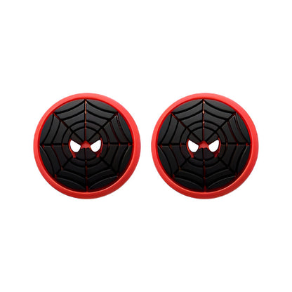 2X PROTECTOR SILICONA SPIDERMAN JOYSTICK PARA SWITCH XBOX PS ROJO