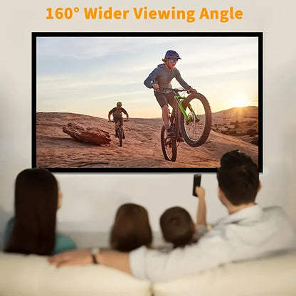 PANTALLA TELÓN PROYECTOR VIDEO BEAM PELÍCULAS JUEGOS 160X90