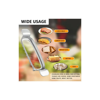 CORTADOR QUESO MANTEQUILLA TOFU PROFESIONAL COCINA PLATEADO