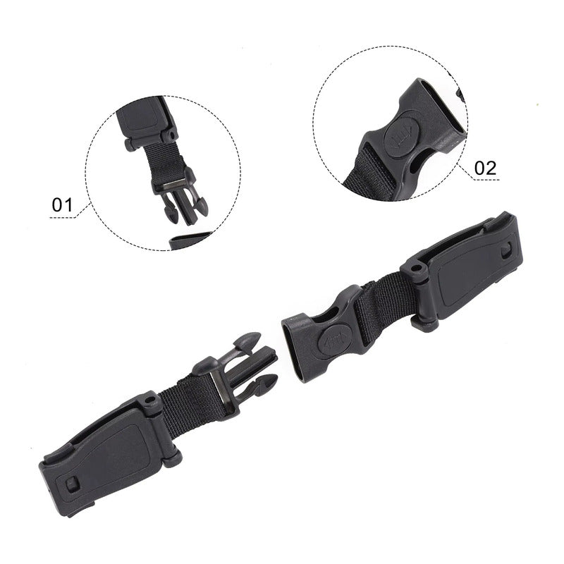 CINTURON SEGURIDAD BROCHE CORREA AJUSTE SILLA NIÑOS CARRO NEGRO