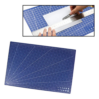 A3 TAPETE CORTE PAPEL MANUALIDADES BISUTERÍA ALFOMBRILLA AZUL MARINO