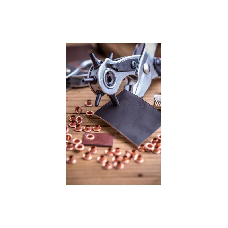 PINZA PERFORADORA OJALES CUERO 6 TAMAÑOS MARROQUINERÍA
