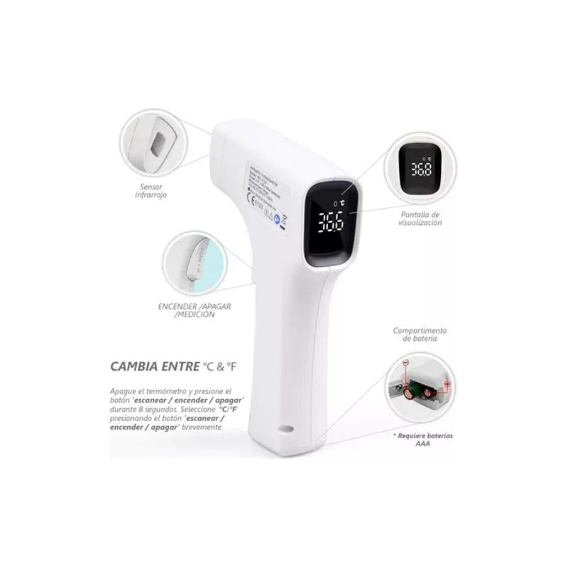TERMÓMETRO INFRARROJO DIGITAL ALTA PRESICION
