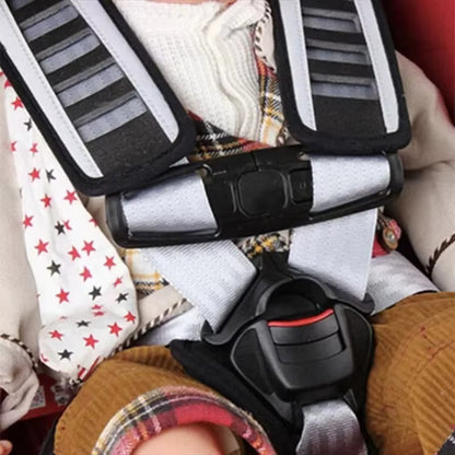 BROCHE AJUSTE CINTURON SEGURIDAD SILLA NIÑOS CARRO RUTA COLE NEGRO