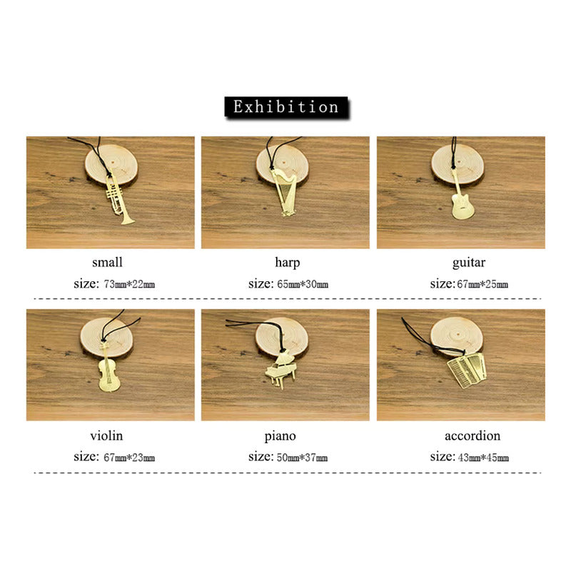 MARCA PÁGINAS ARPA LIBRO MÚSICA  REVISTA NOTAS PAPEL AGENDA DORADO ARPA