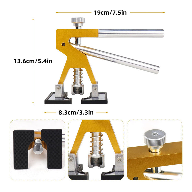 KIT HERRAMIENTA REPARACION ABOLLADURAS GOLPES CARRO VEHICULO