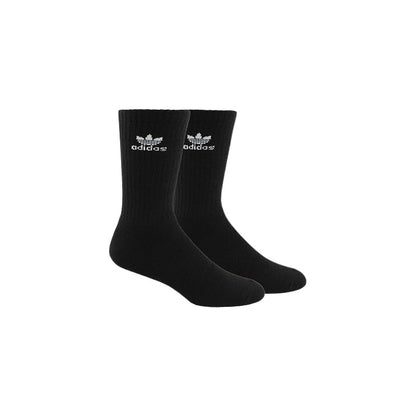 MEDIAS ADIDAS TREFOIL CREW SOCKS L BH6437 NEGRAS (9-12) NEGRO RAYAS 9-12
