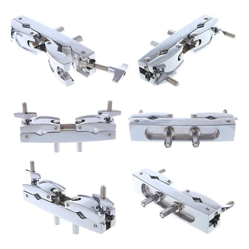 CLAMP BASE PLATILLOS BATERIA ACUSTICA ELECTRICA SOPORTE BOOM