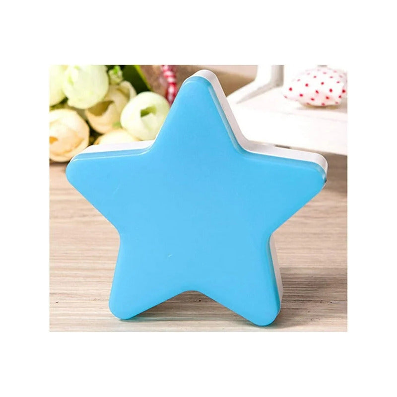 LUZ LED NOCTURNA NIÑOS SENSOR CONTROL PARED ALCOBA AZUL 110V AZUL CLARO