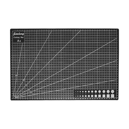 A3 TAPETE ALFOMBRILLA CORTE PAPEL MANUALIDADES BISUTERIA NEGRO