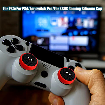 2X PROTECTOR SILICONA SPIDERMAN JOYSTICK PARA SWITCH XBOX PS ROJO