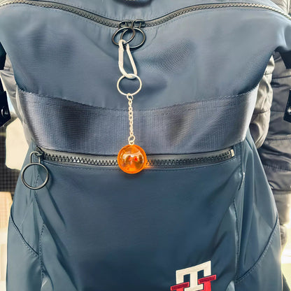 LLAVERO ESFERA DEL DRAGON BALL Z GOKU SUPER SAYAYIN 1 STAR NARANJA