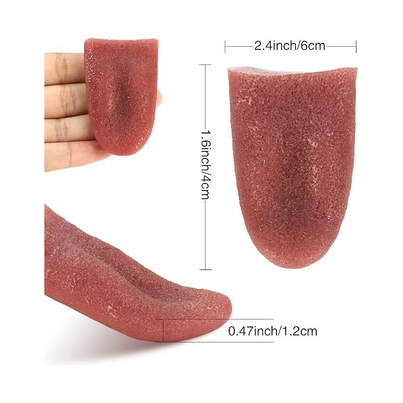 LENGUA FALSA TRUCOS MAGIA BROMAS EVENTOS FIESTAS HALLOWEEN CORAL CLARO