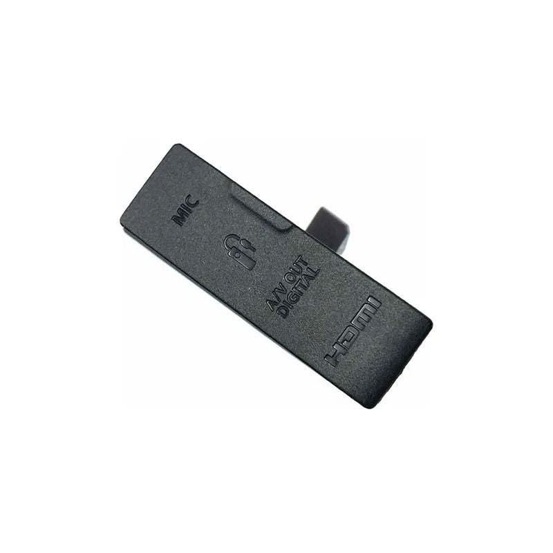 TAPA COBERTOR GOMA CAUCHO GUARDAPOLVO CONEXIONES CANON 550D NEGRO