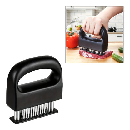 ABLANDADOR CARNE PROFESIONAL ACERO INOXIDABLE MULTIUSOS NEGRO