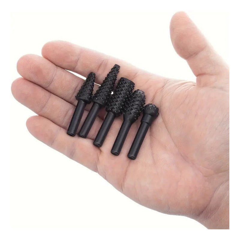 5 PCS BROCA MADERA TALLADO MARQUETERÍA CARPINTERÍA BISUTERÍA