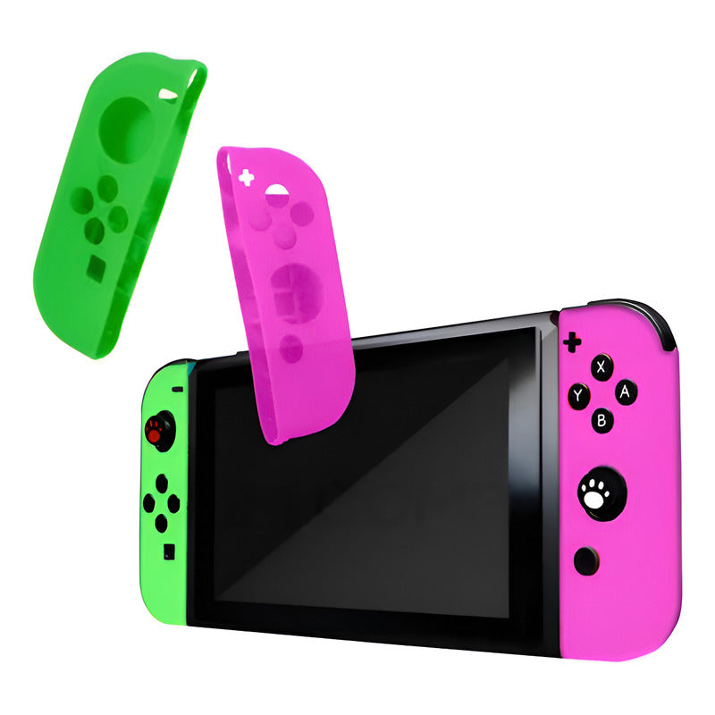 JUEGO PROTECTOR SILICONA CONTROL PARA NINTENDO SWITCH OLED