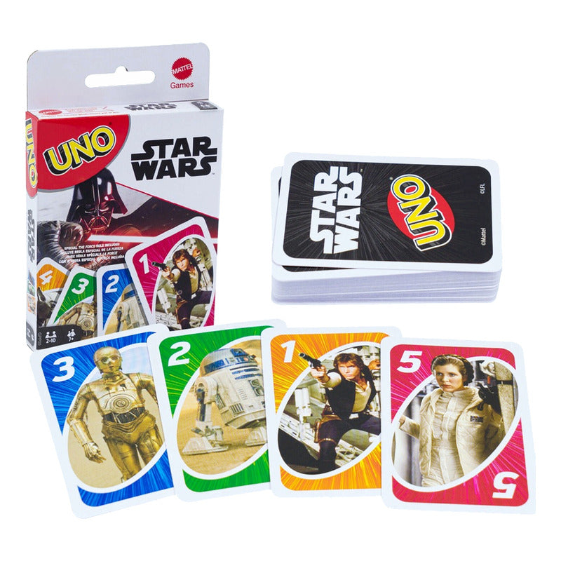 JUEGO CARTAS UNO VERSIÓN LIMITADA STAR WARS MESA DIVERSIÓN