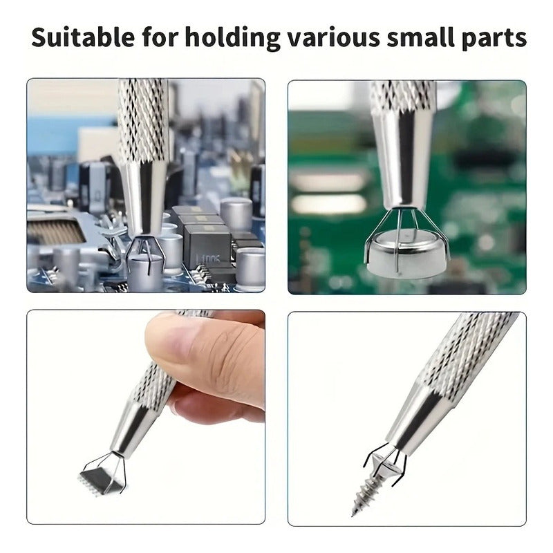 PINZAS JOYERÍA 4 PUNTAS PRECISIÓN ARTESANÍAS PIEDRERÍA